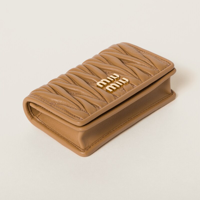 Matelassé Nappa皮革卡片夹