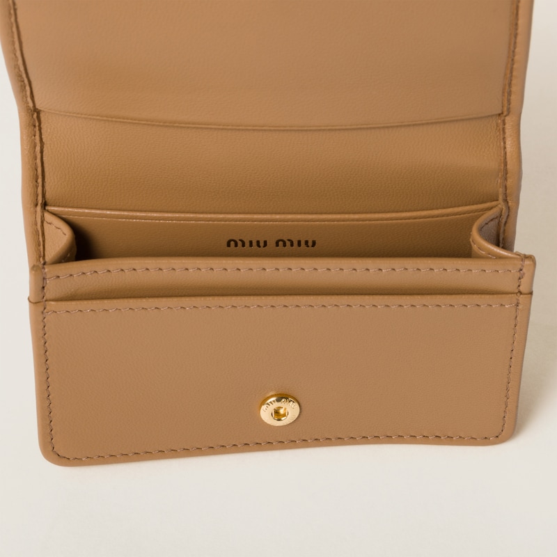 Matelassé Nappa皮革卡片夹