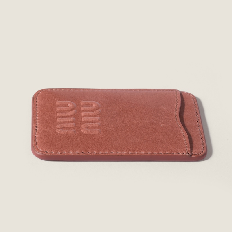 Leather card holder