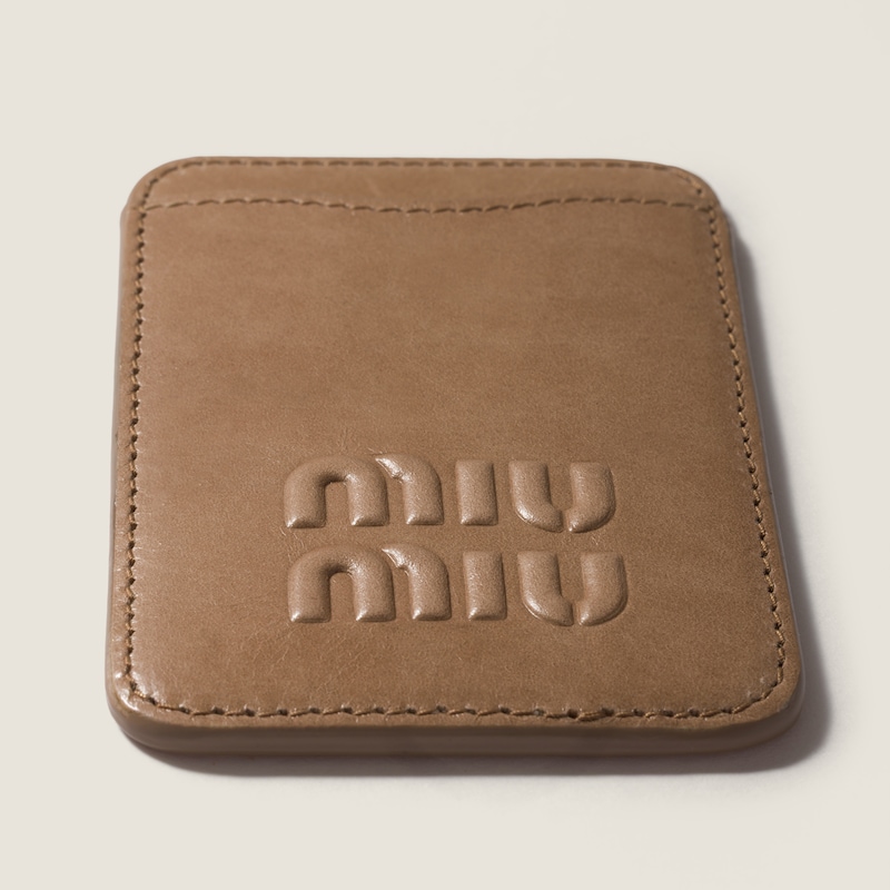 Leather card holder