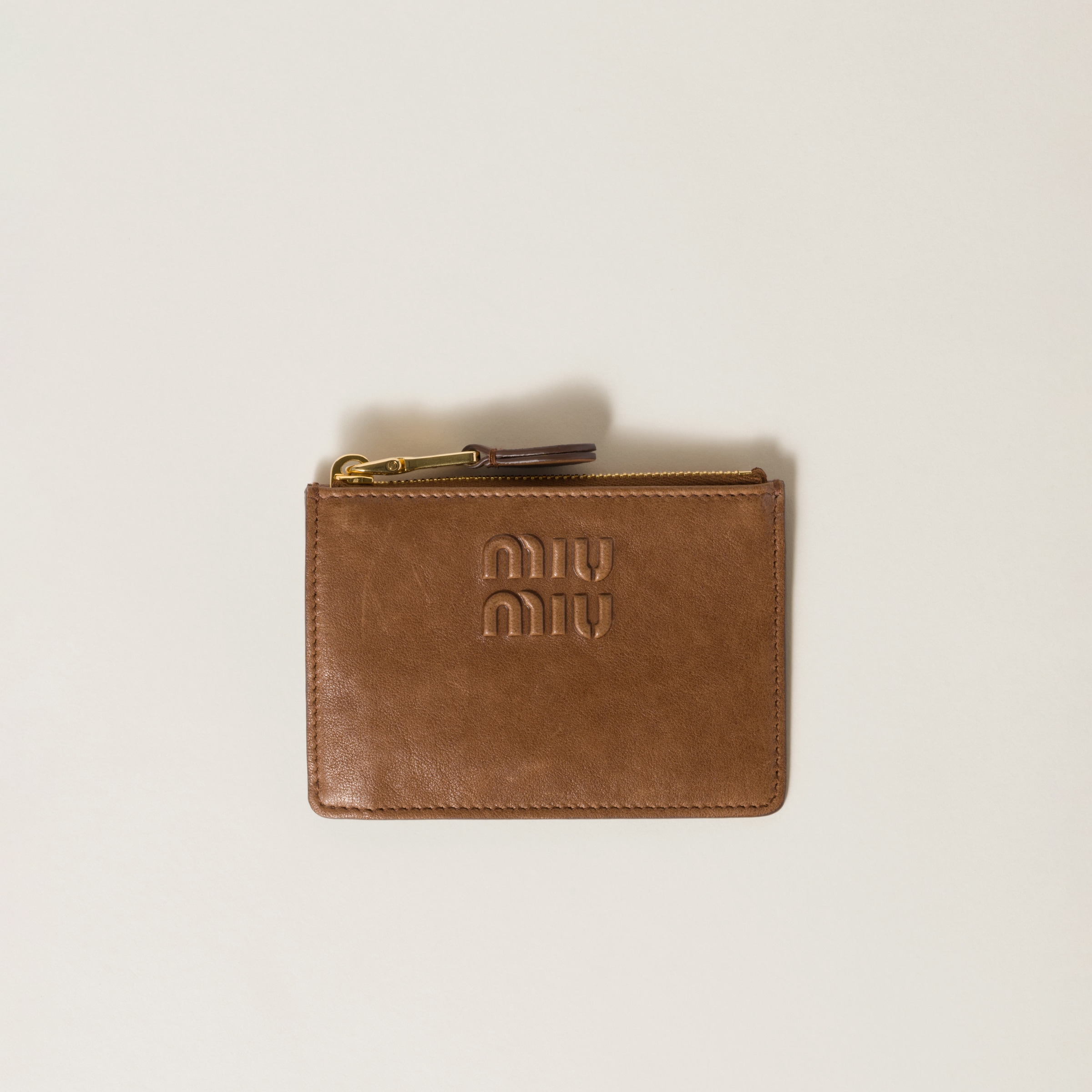 miu miu ミュウミュウ キーリング付きカードケース 5MC407 NAPPA