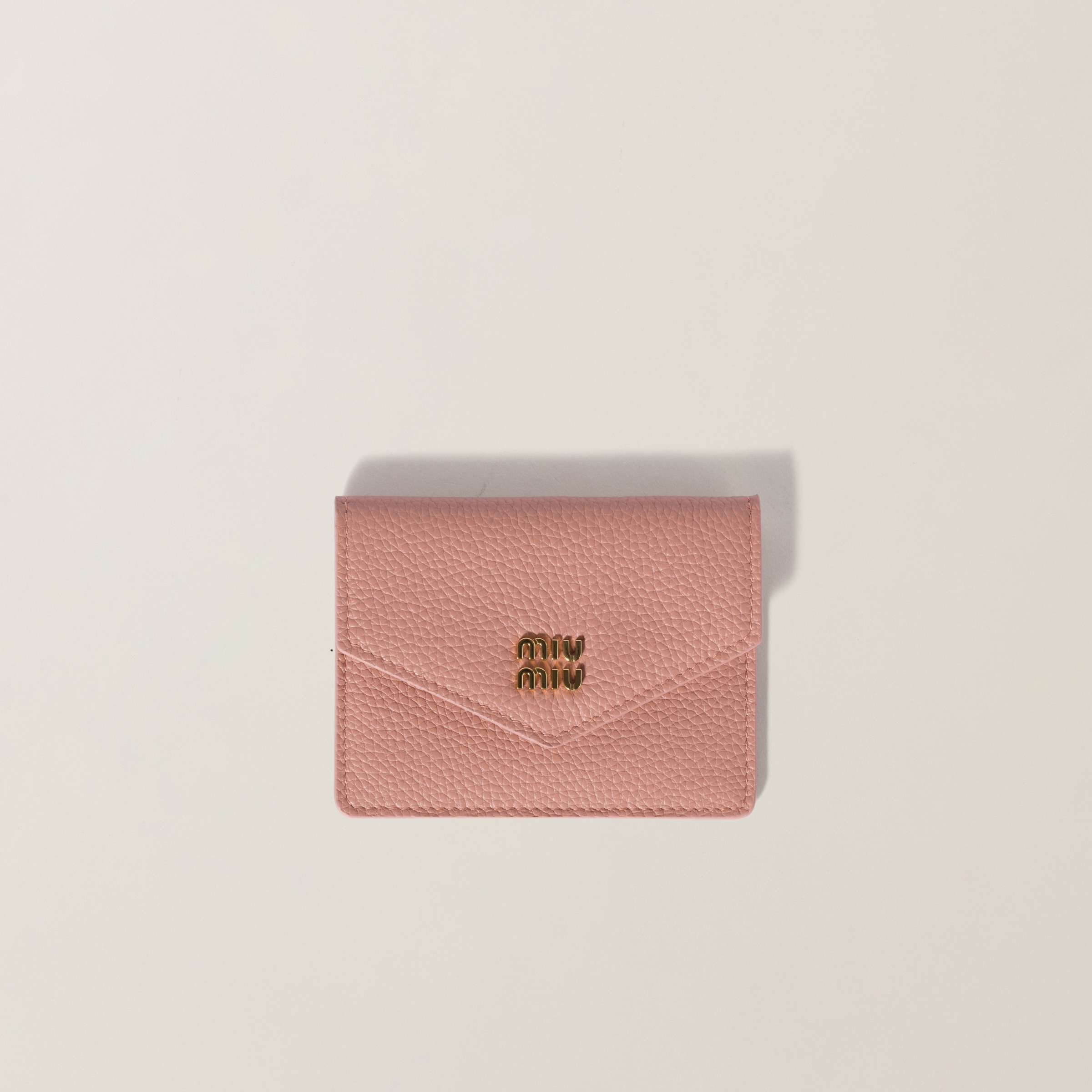 miumiu ミュウミュウ カードケース ピンク 型押し MIU MIU - 新品 ミュウミュウ MIU MIU カードケース マドラス