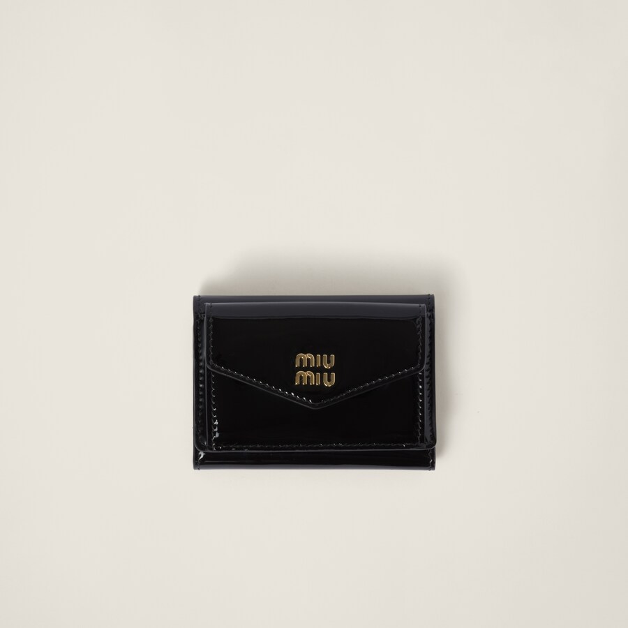 Nappa Leather Wallet - Midnight Monstera - Lunaria Rose main image 1