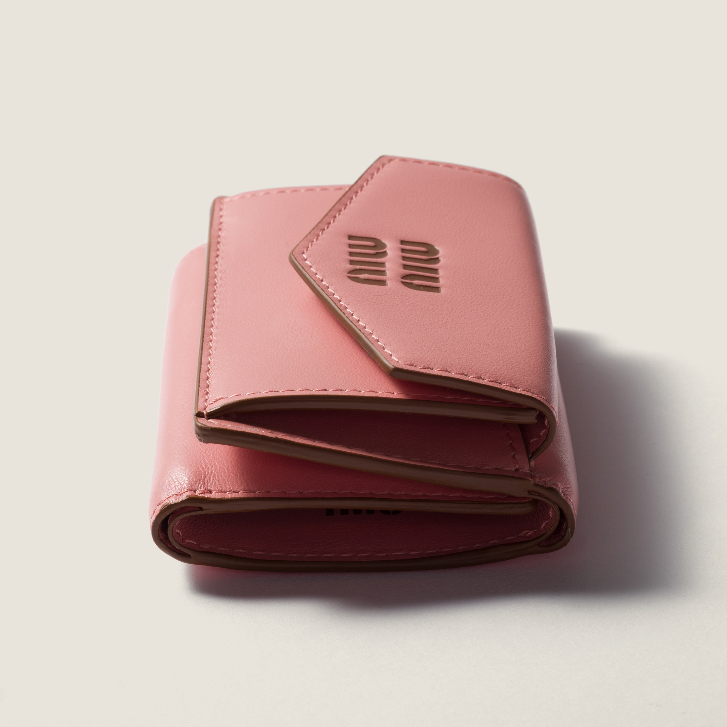 ★MiuMiu★ Small Leather Wallet Cognac 5MH0432CVXF0046 5MH04 MIU MIU SMALL LEATHER WALLET COGNAC – Blank Room