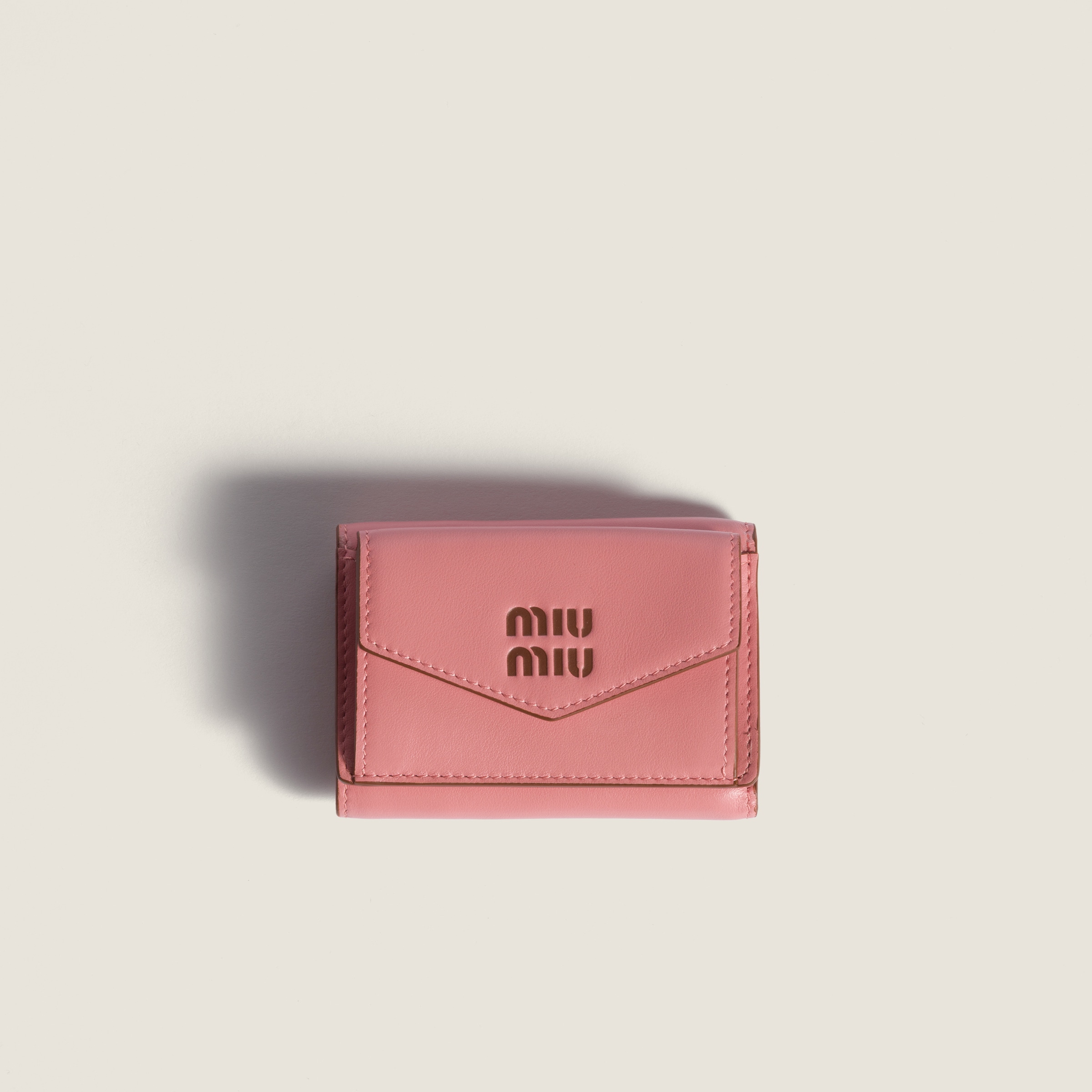 ★MiuMiu★ Small Leather Wallet Cognac 5MH0432CVXF0046 5MH04 MIU MIU SMALL LEATHER WALLET COGNAC – Blank Room