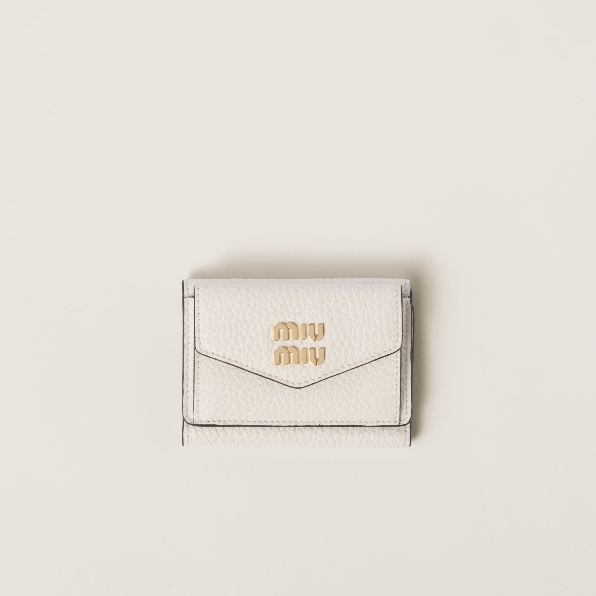 ホワイト ヴィッテロダイノレザー 財布 | Miu Miu - 日本