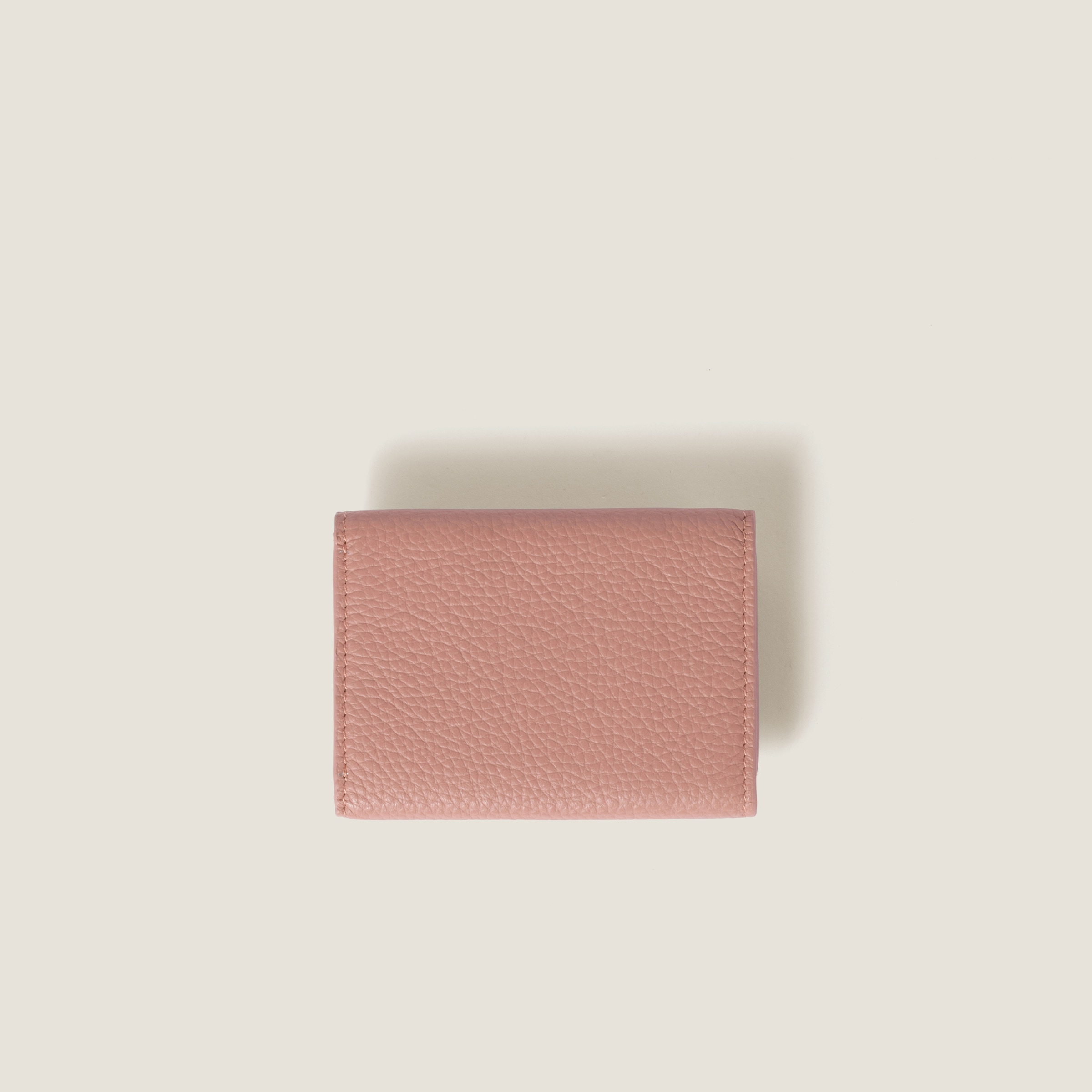 Miu Miu｜HALF-LENGTH WALLETS (5MH021 ADT7 F0002) Yellow Small Leather Wallet | Miu Miu