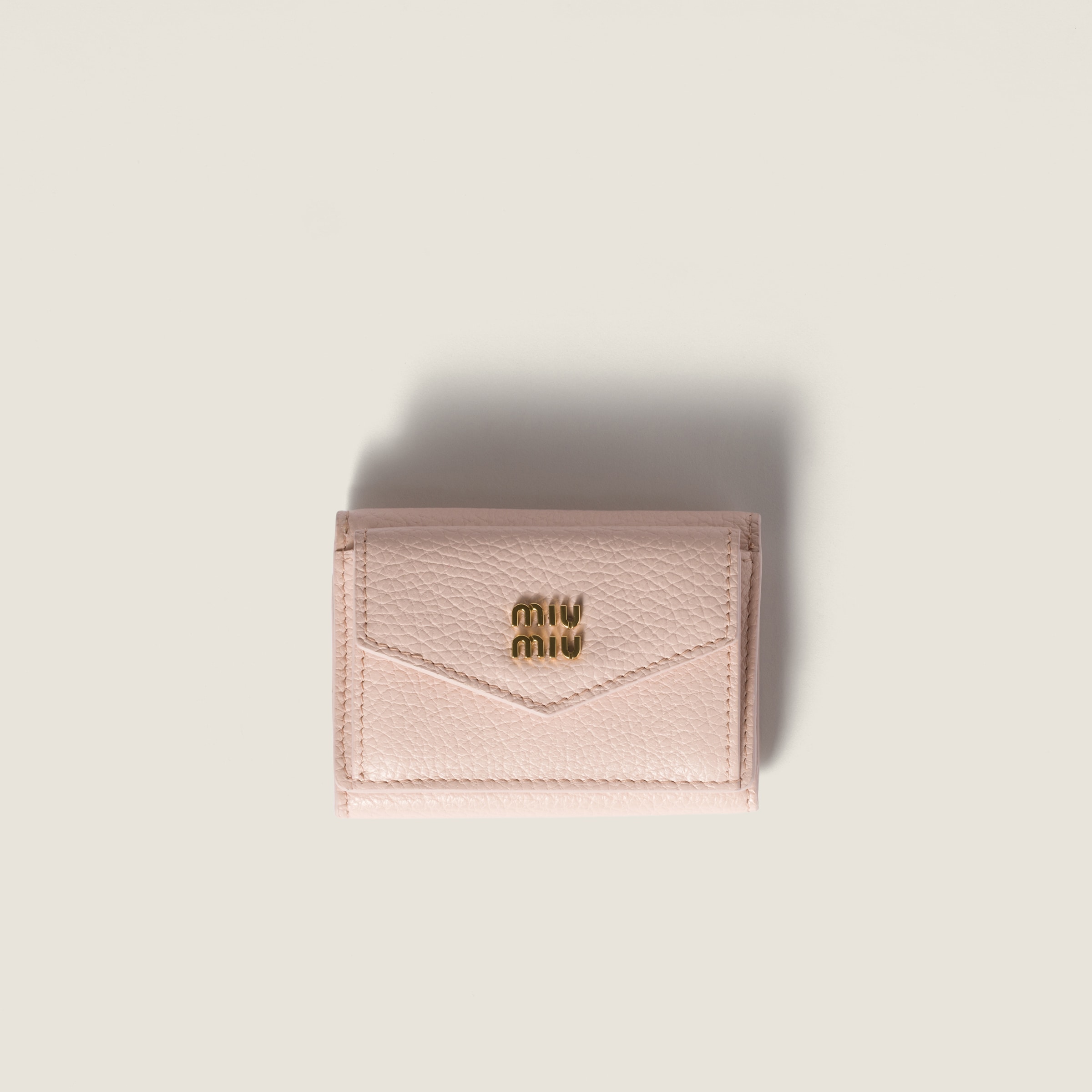 Gem Small Leather Wallet | Miu Miu