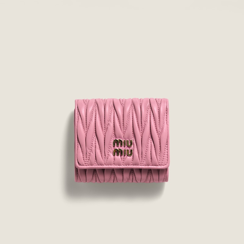 Small Matelasse Nappa Leather Wallet