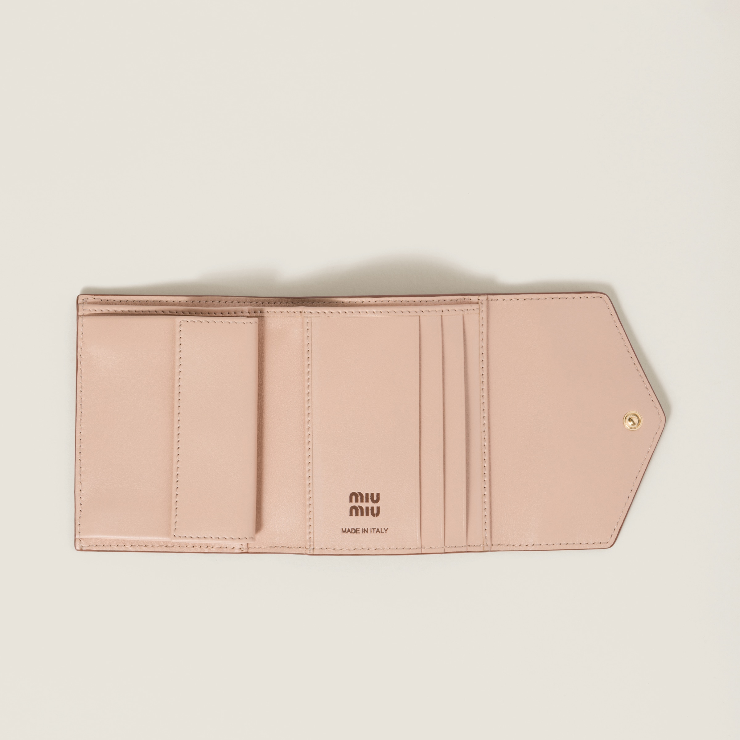 コード/コニャック レザー 財布 | Miu Miu コード/コニャック レザー 財布 | Miu Miu