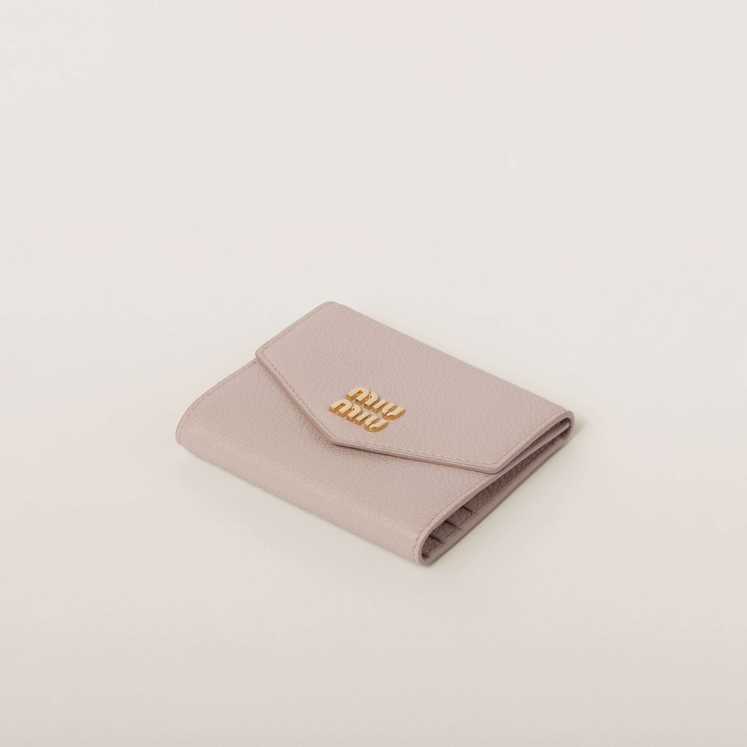 ウォーターリリー ヴィッテロダイノレザー 折り財布 | Miu Miu