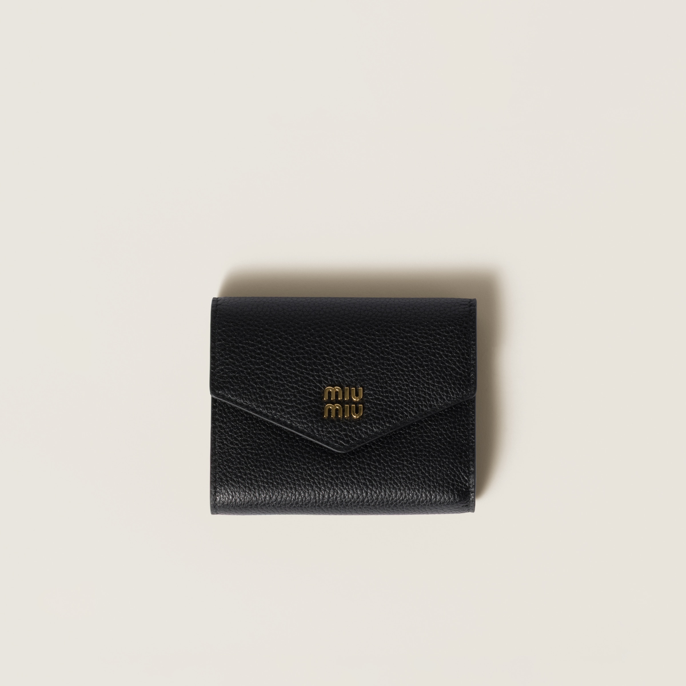 【気質アップ】 財布 レザー ブラック | Miu Miu 財布・ケース・小物入れ