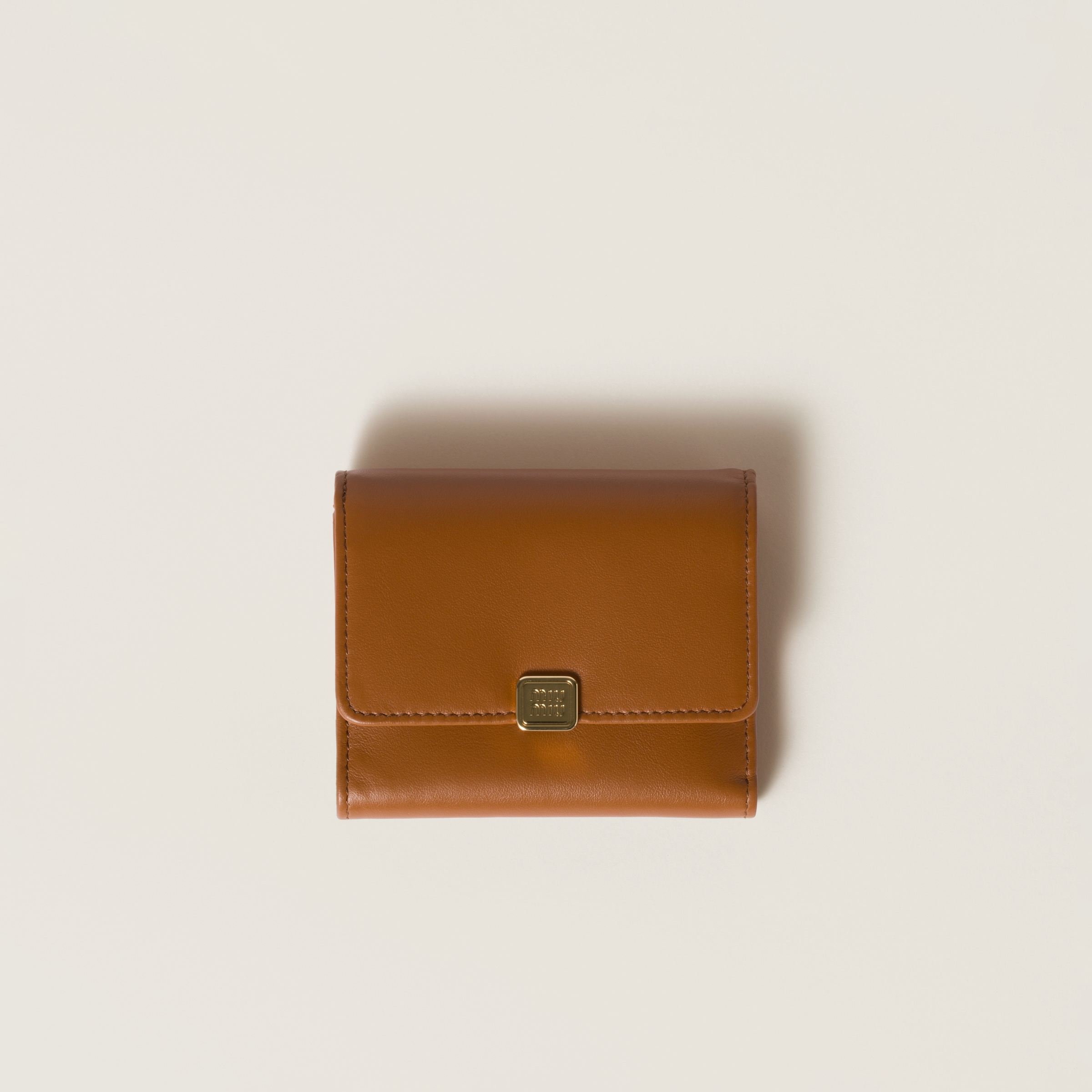 品質満点 コニャック Miu Miu | 財布 レザー 小物