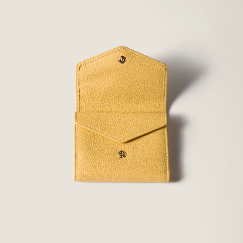 Small leather wallet