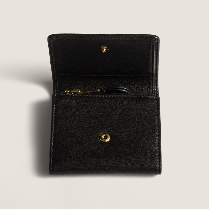 Petit portefeuille en cuir nappa