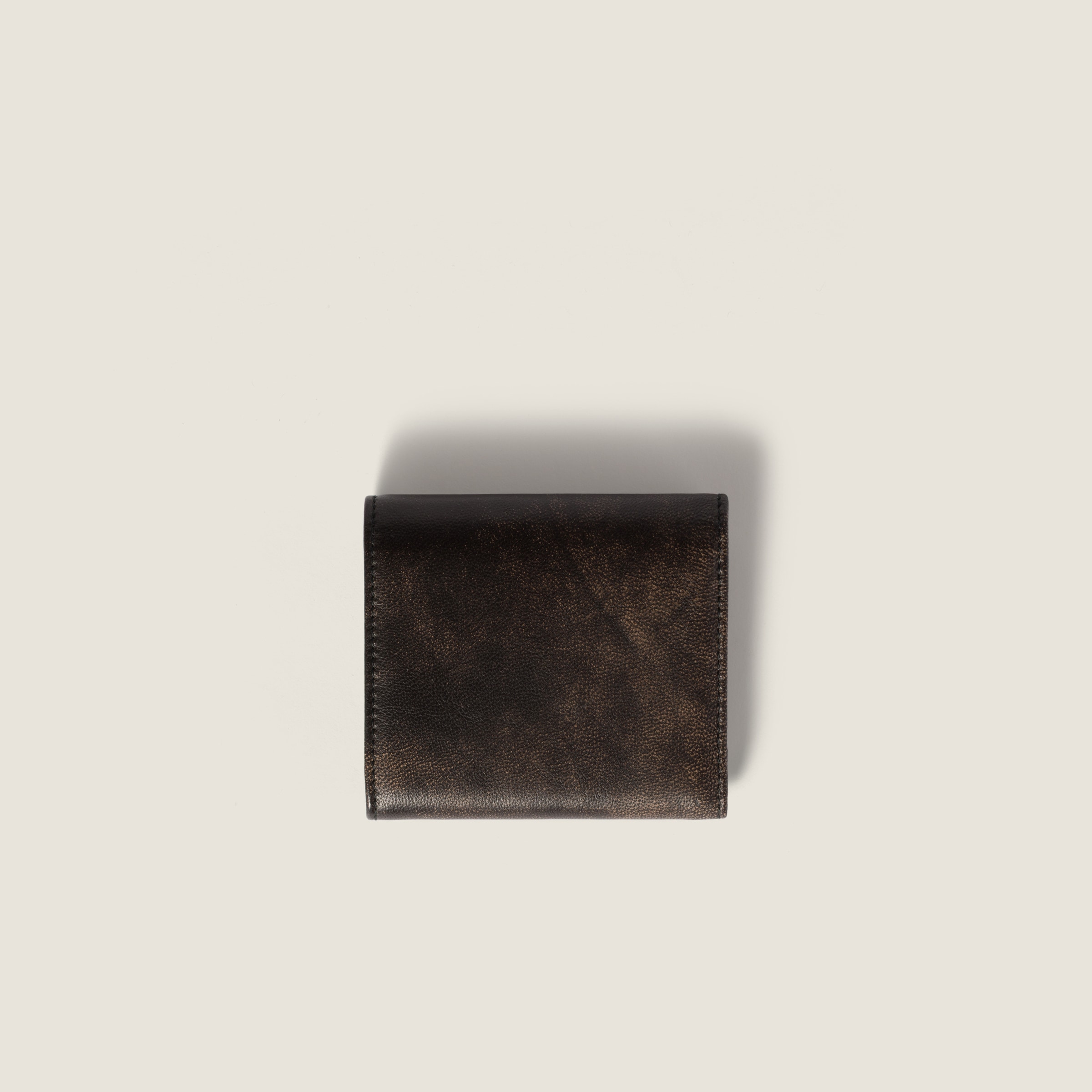Coffee Small Nappa Leather Wallet | Miu Miu - United States