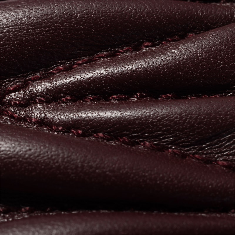 Matelassé nappa leather small wallet