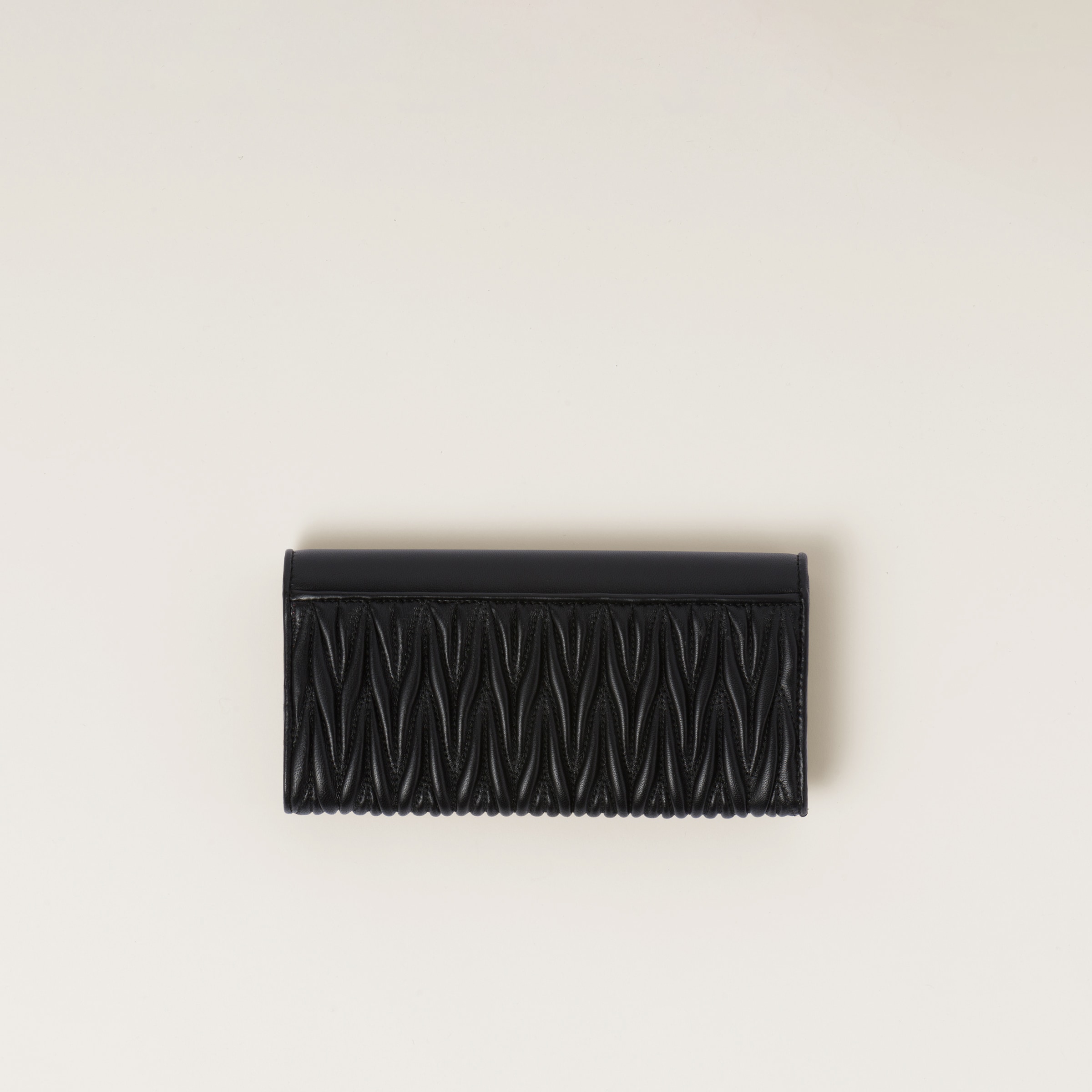 Miu miu cheap matelasse wallet