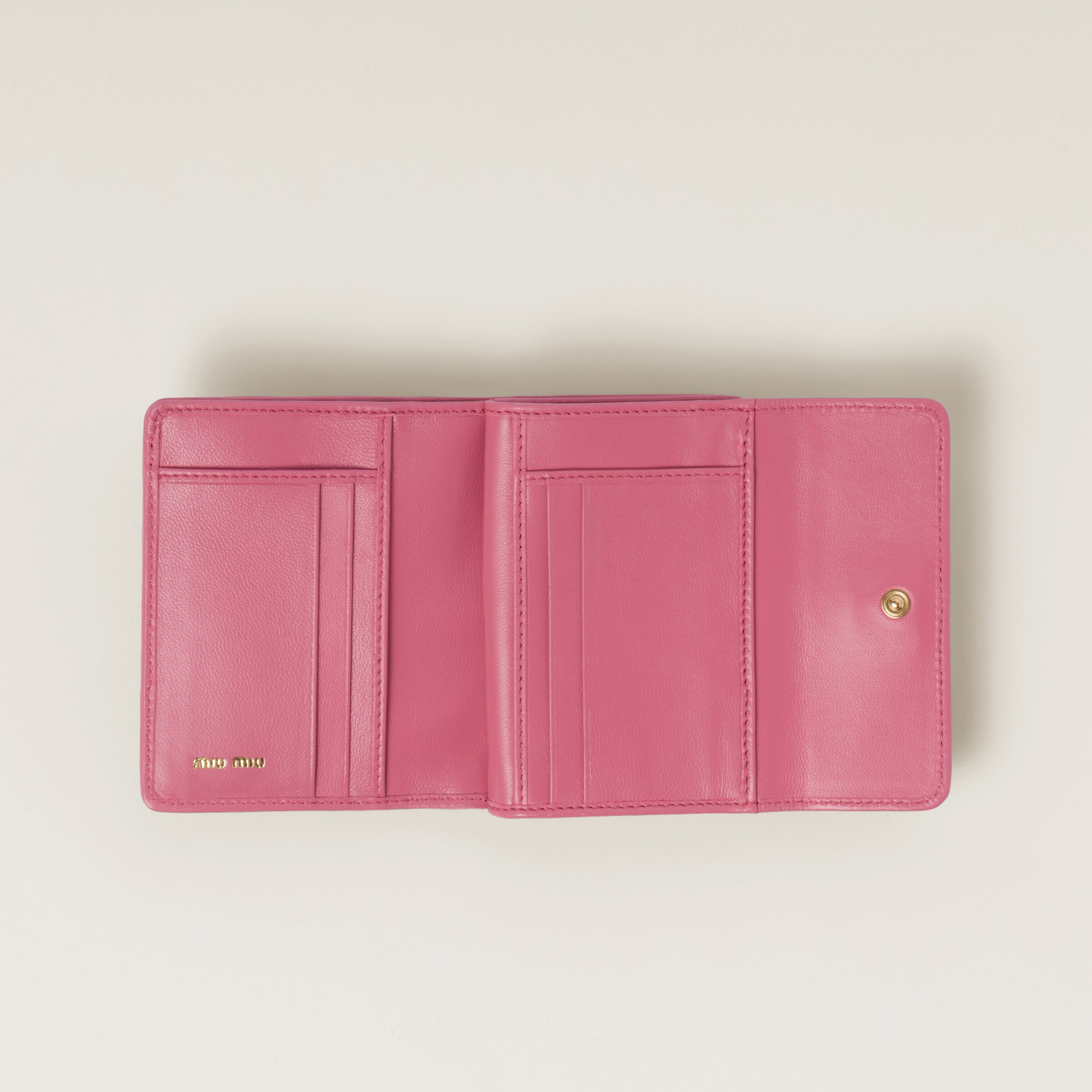 ピンク マテラッセレザー 財布 | Miu Miu