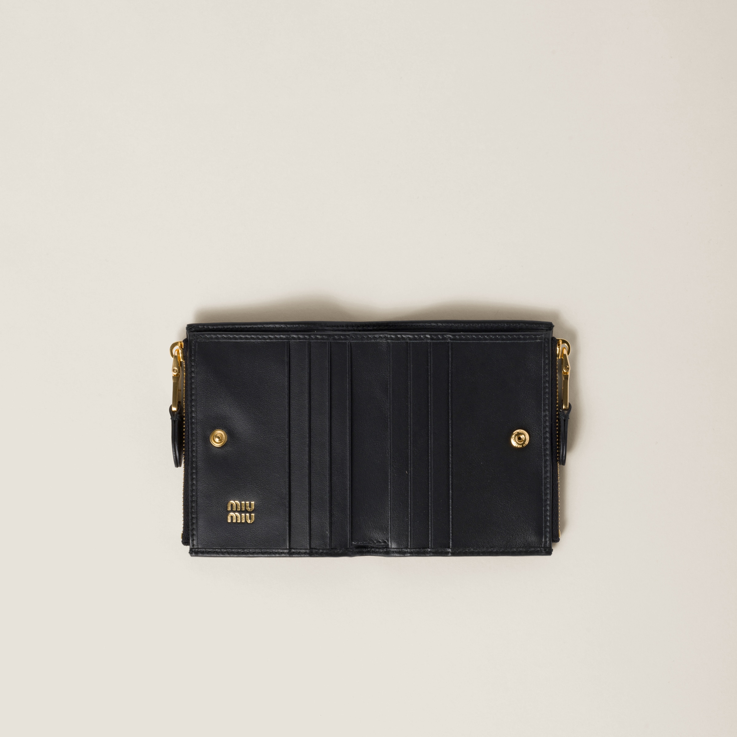 MIU MIU Black Leather Wallet (MiuMiu/財布・小物その他