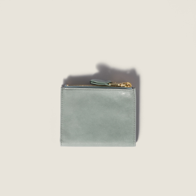 Small nappa leather wallet