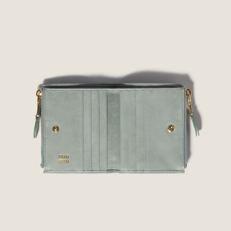 Small nappa leather wallet