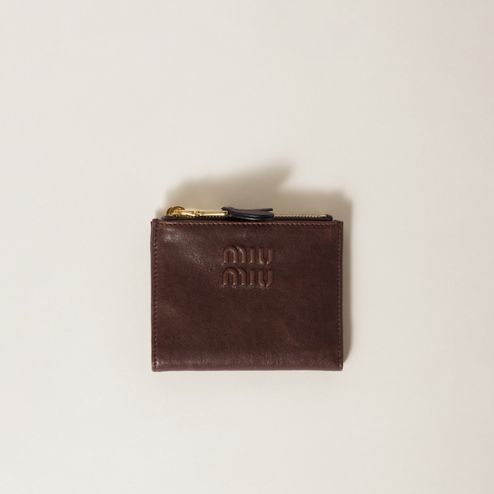 miu miu ミュウミュウ マドラスレザーフラグメントケース カード