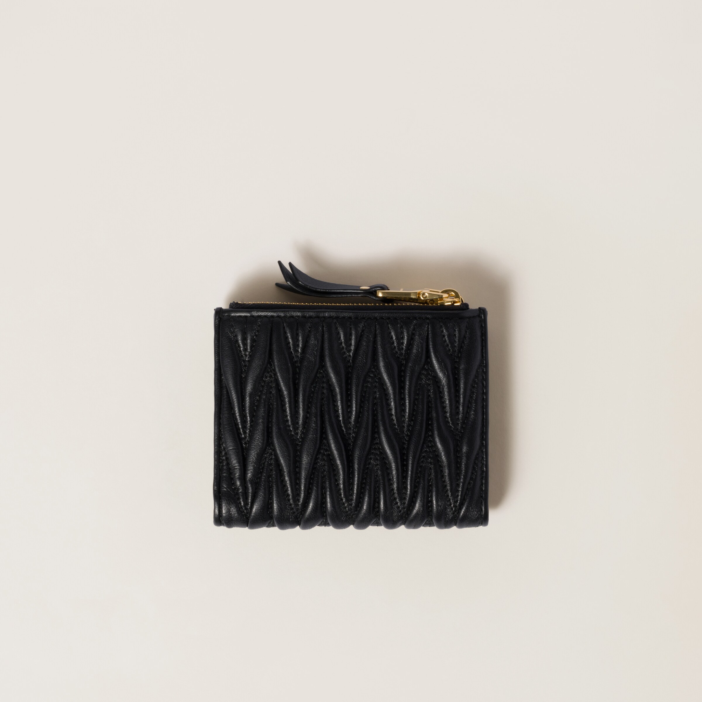 Archive Miu Miu Leather Wallet Black 小物