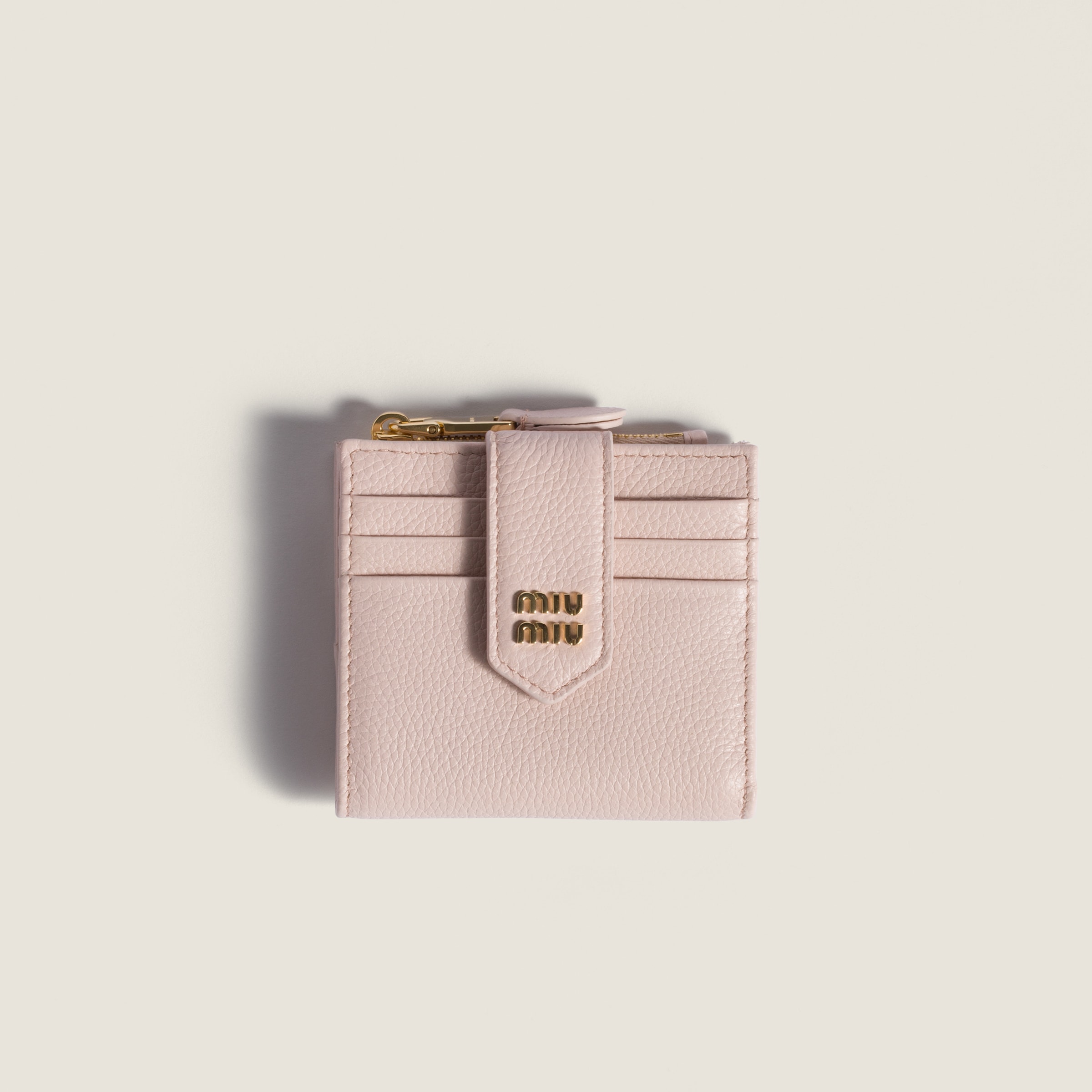 Gem Small Leather Wallet | Miu Miu