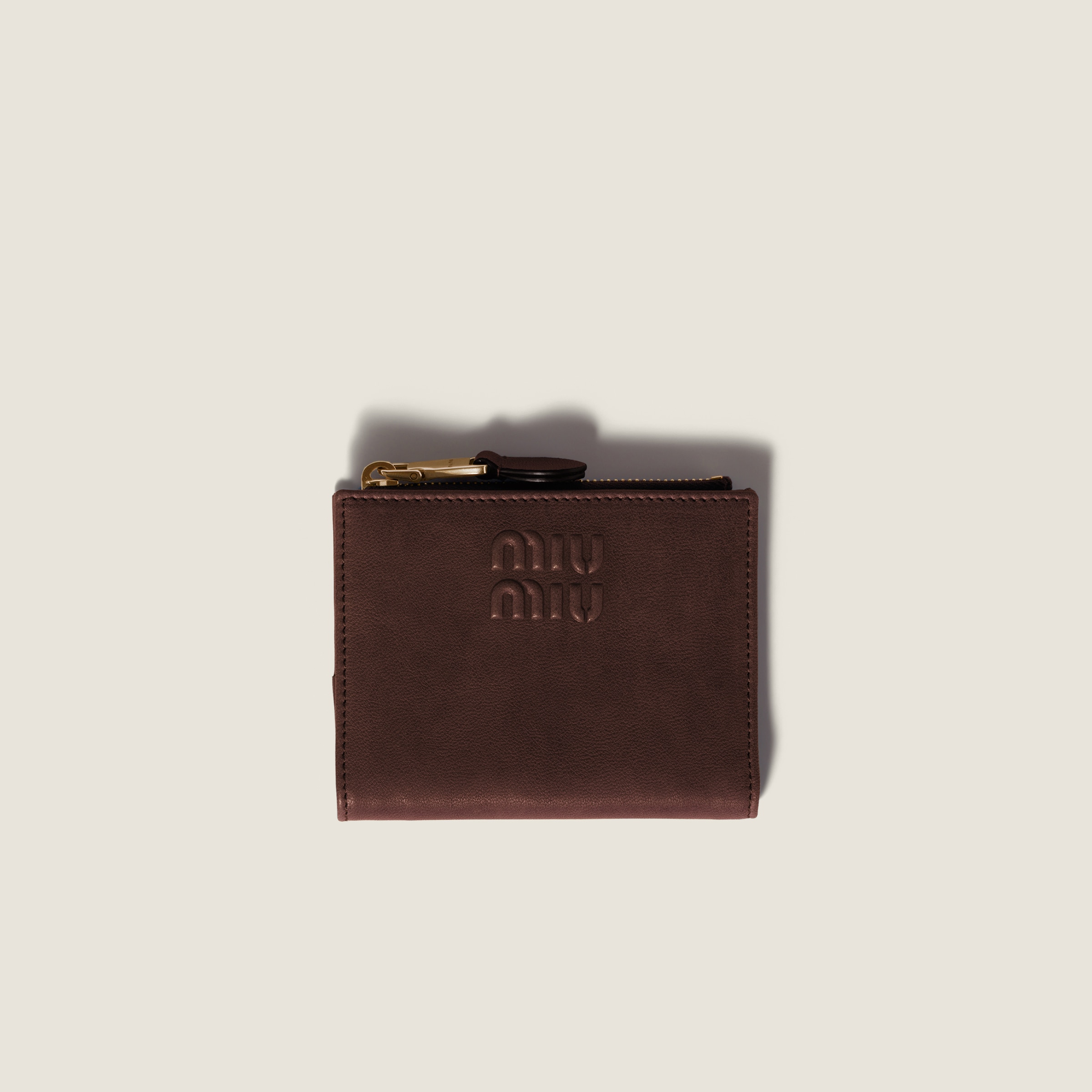 Small leather wallet by Miu Miu