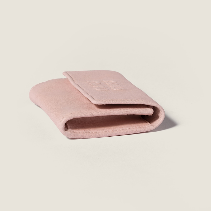 Small nappa leather wallet