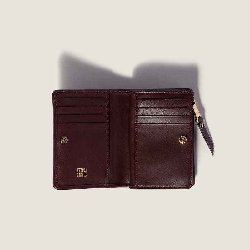 Cartera de napa matelassé pequeña