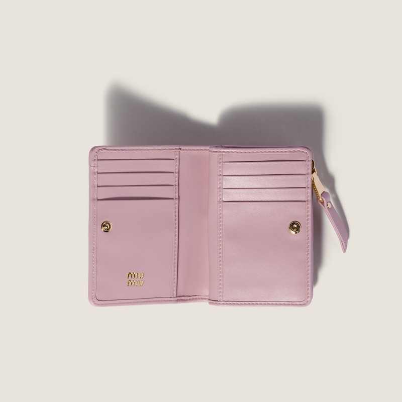 Cartera de napa matelassé pequeña