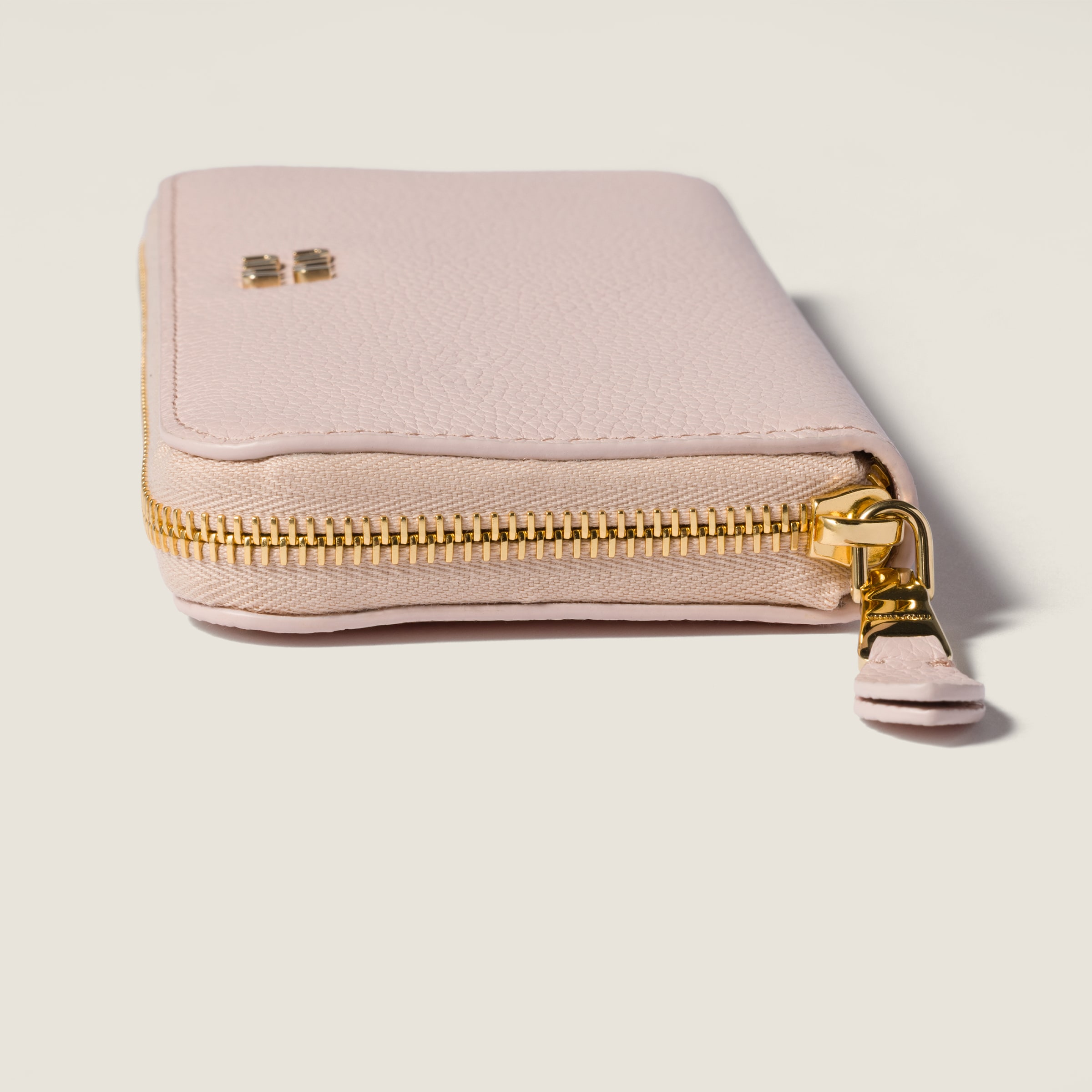 Gem Large Leather Wallet | Miu Miu - United States