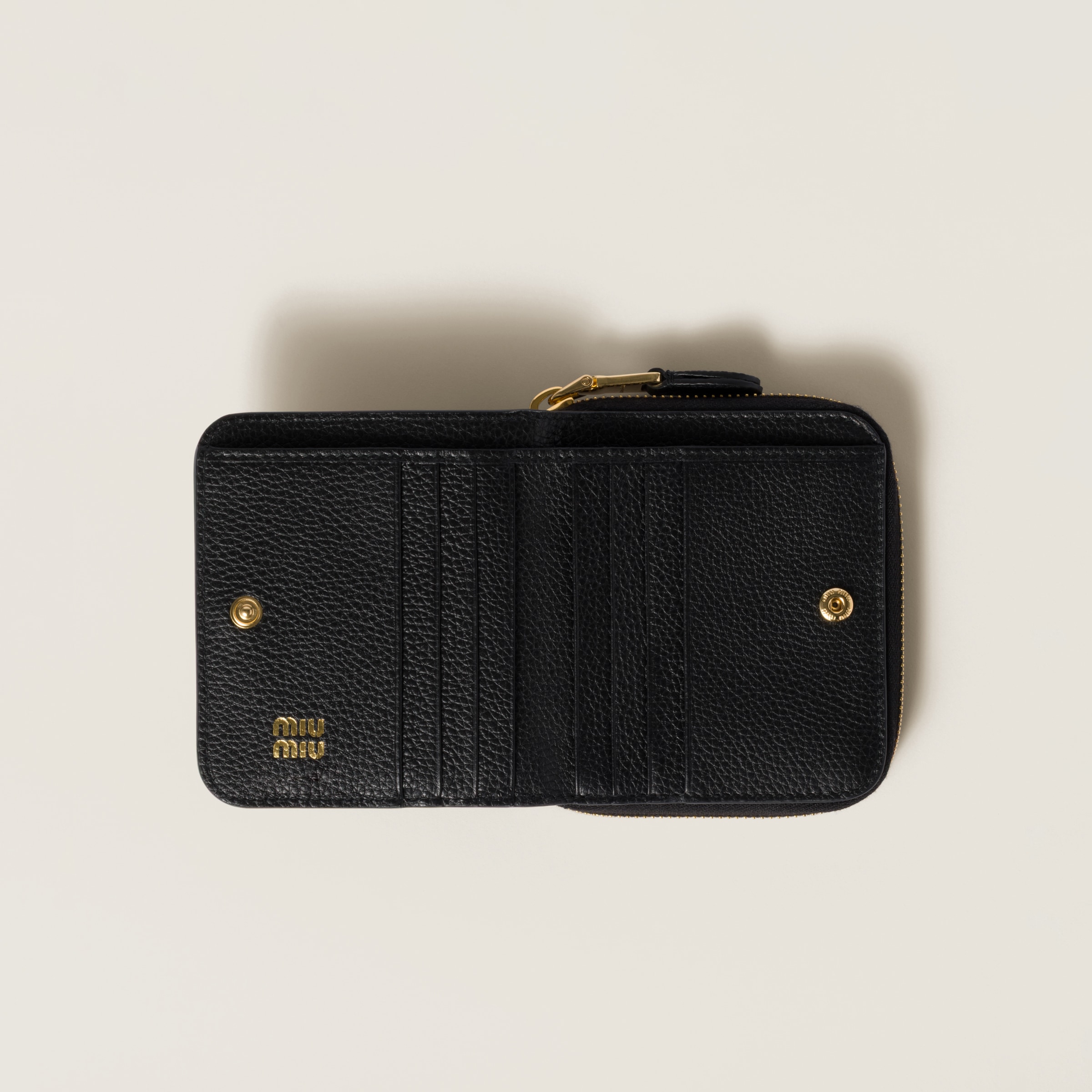 [MiuMiu] Small Leather Wallet- Black / ☆送料込☆ Miu Miu Small Leather Wallet Black | eBay