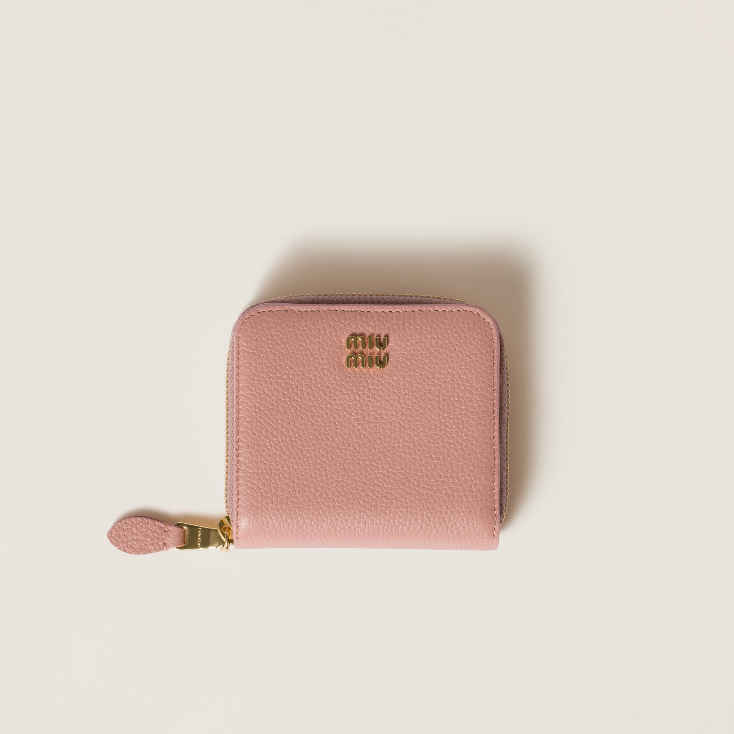 ブラウン スモール ナッパレザー 財布 | Miu Miu