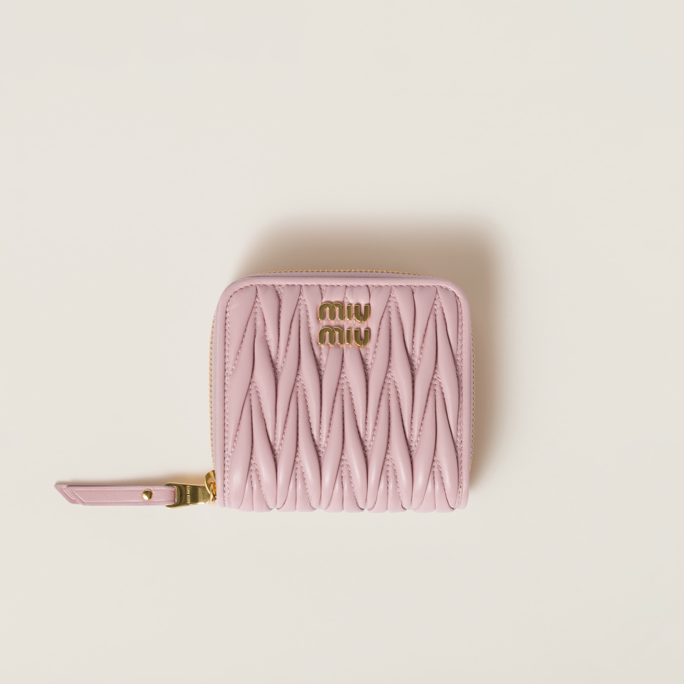 ピンク マテラッセレザー 財布 | Miu Miu