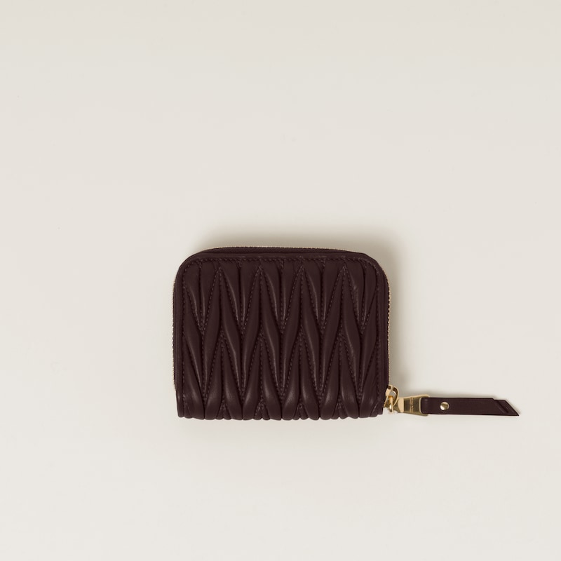 마테라쎄 나파 가죽 동전 지갑