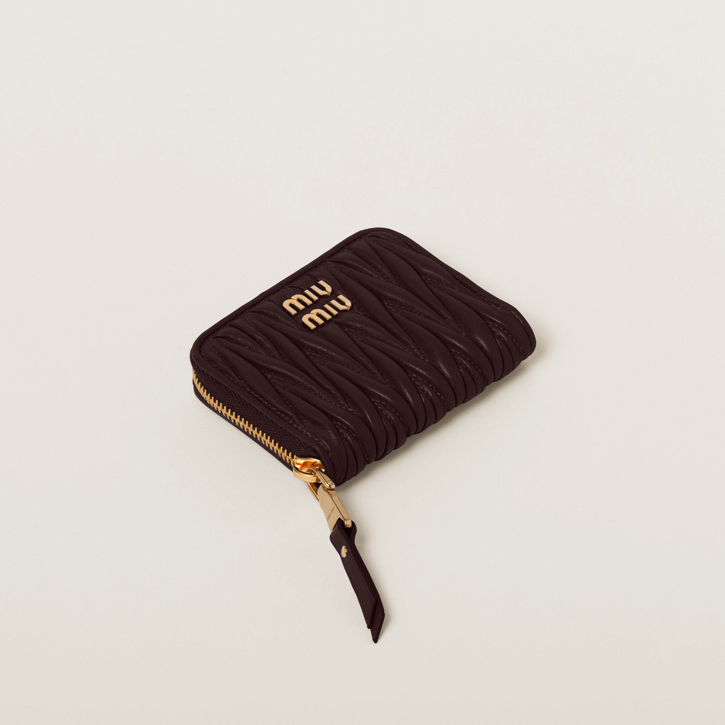 人気 ☆MIU MIU☆ MATELASSE NAPPA LEATHER COIN PURSE Briarwood Matelassé Nappa Leather Coin Purse | Miu Miu