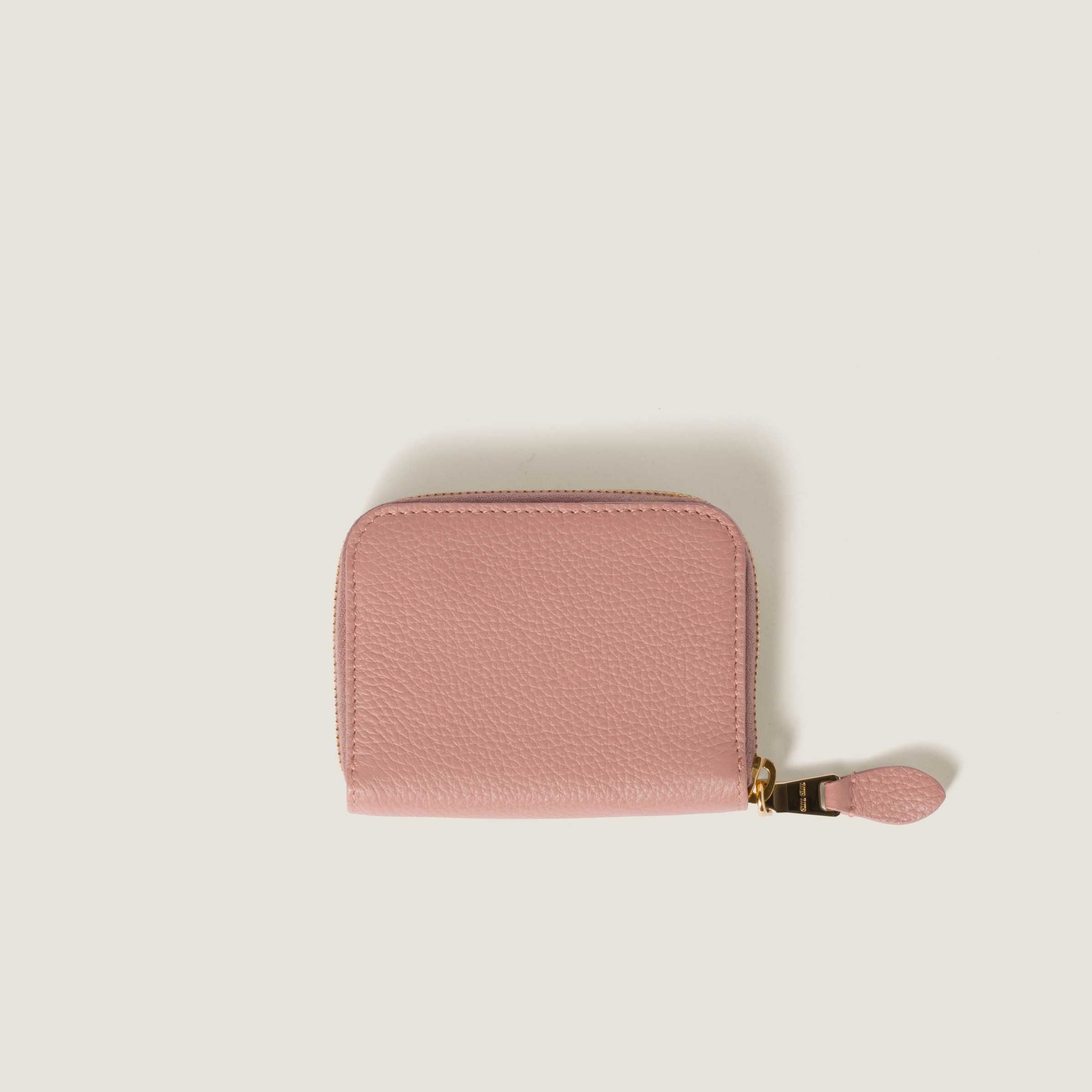 MIU MIU コインケース ピンク レザー ミニレター - メルカリ