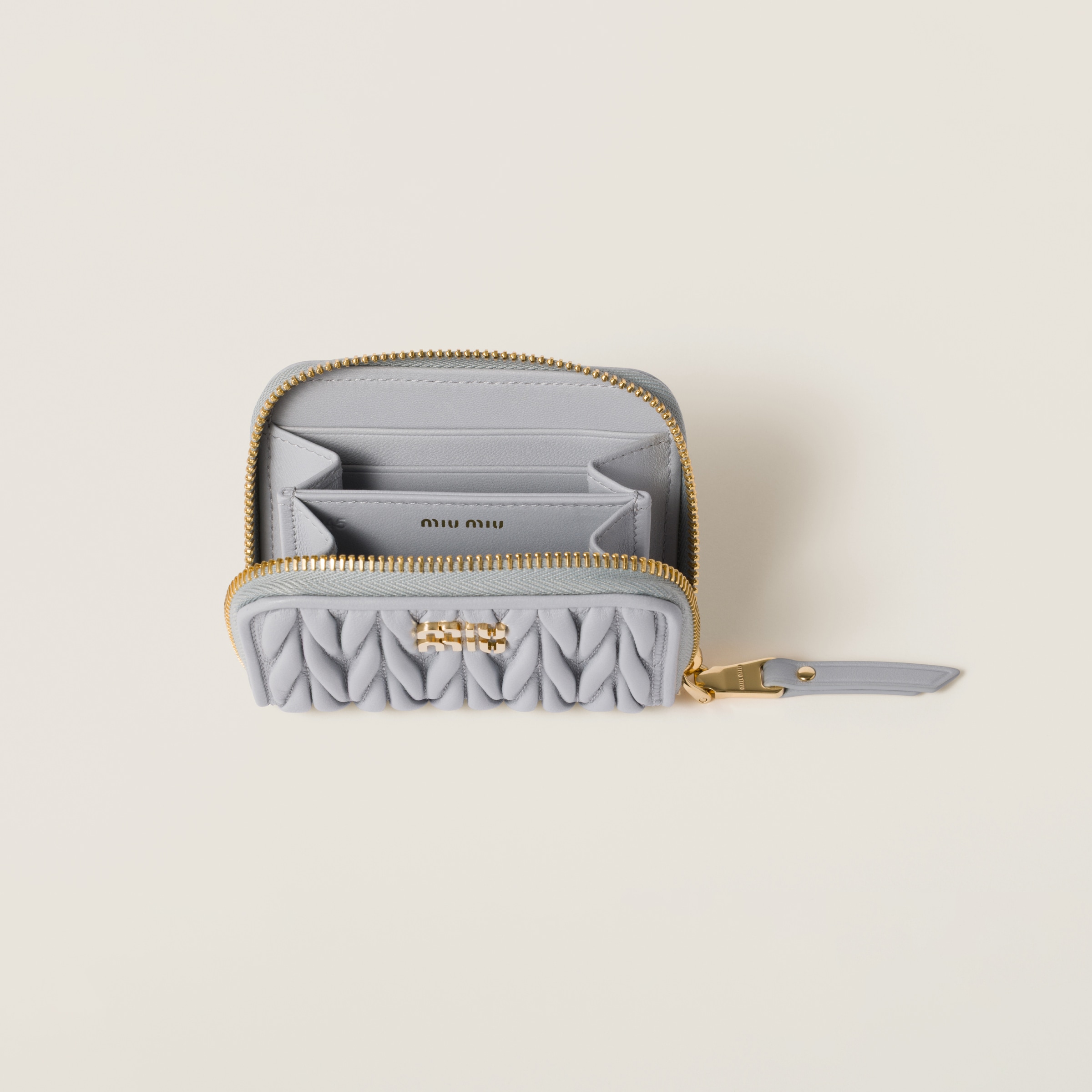 人気 ☆MIU MIU☆ MATELASSE NAPPA LEATHER COIN PURSE Black Matelassé Nappa Leather Coin Purse | Miu Miu