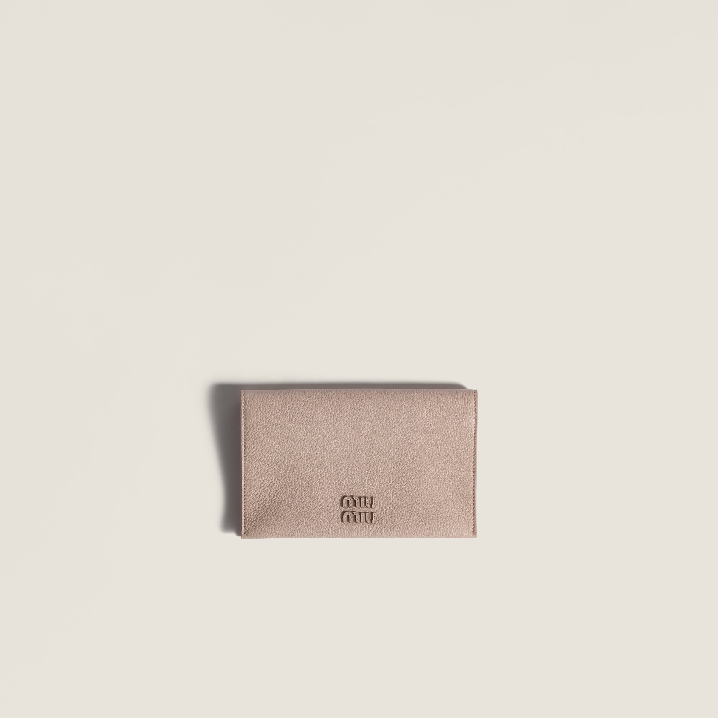 Black Matelassé Nappa Leather Card Holder | Miu Miu