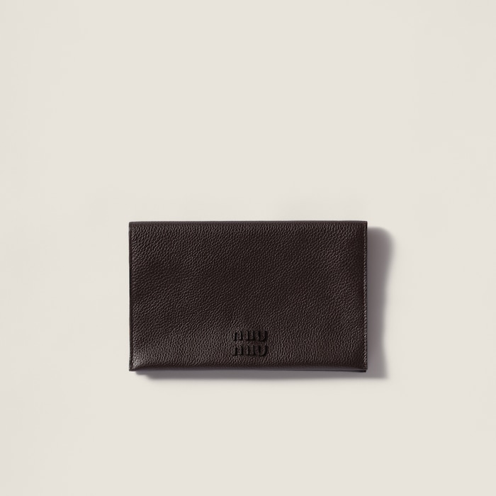 小物 1999FW MIUMIU archive leather wallet 小物 00s miumiu leather wallet Miu Miu Leather Wallet