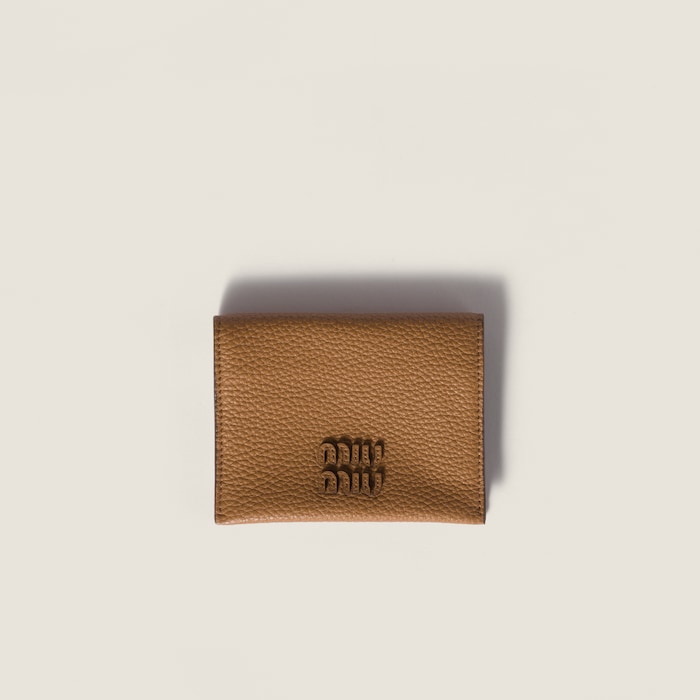 小物 Archive miu miu leather wallet Braun 74788723?w=400