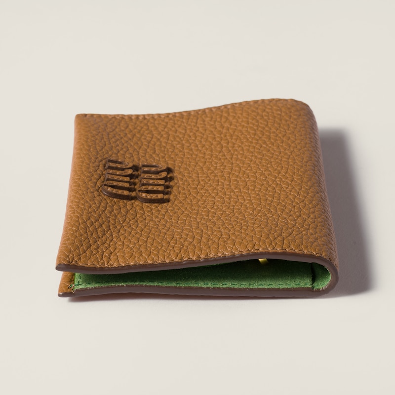 Leather card holder