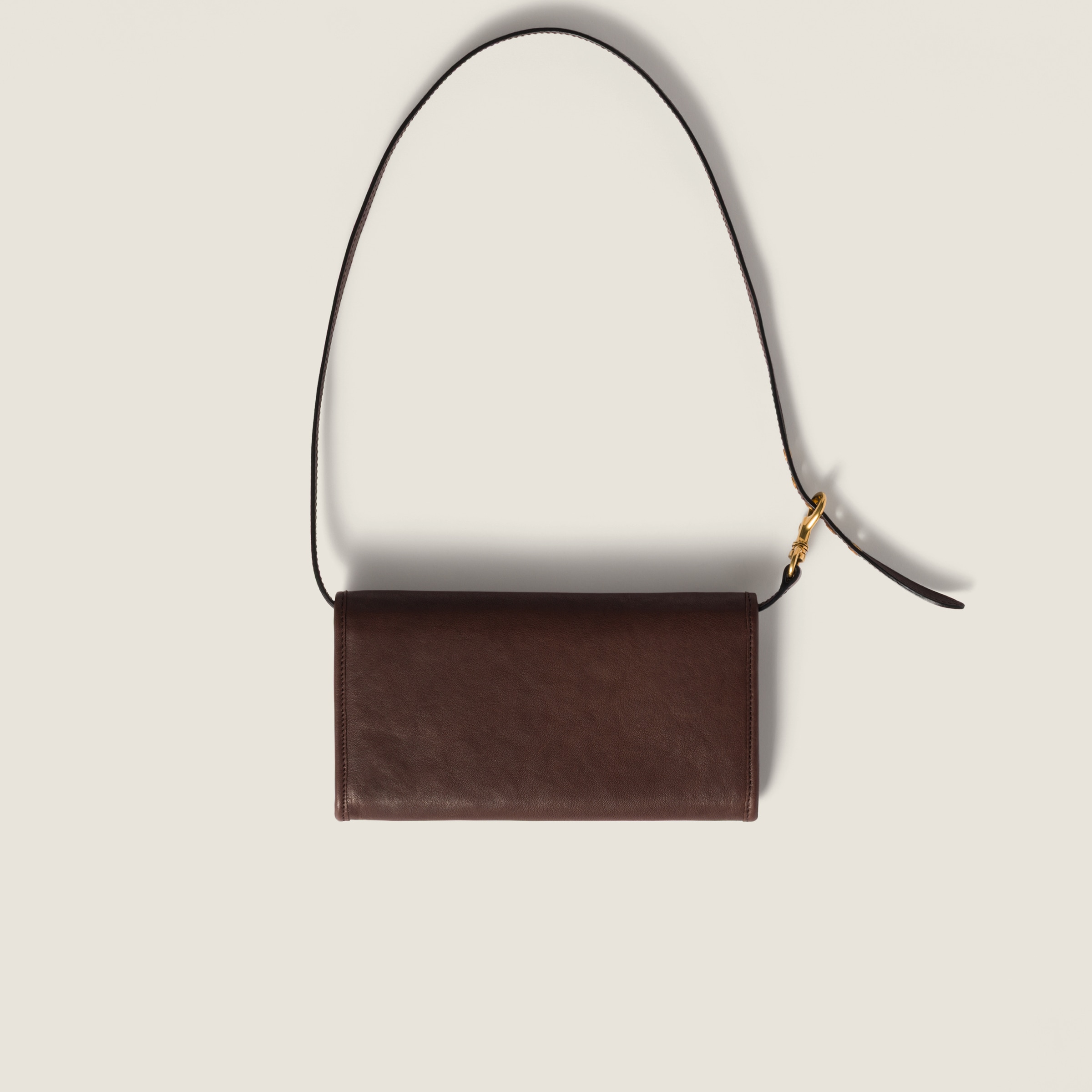 miu miu レザーバッグ・ストラップなどの付属品無し ミュウミュウ】レザーxコード ショルダーストラップ付 レザー