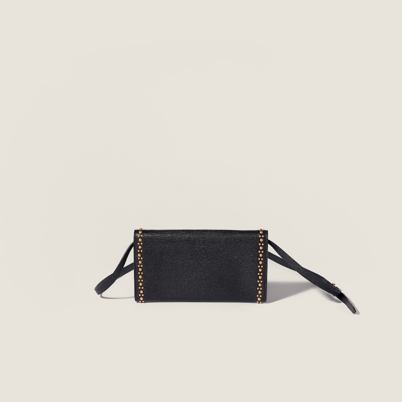 Cartera de piel con bandolera
