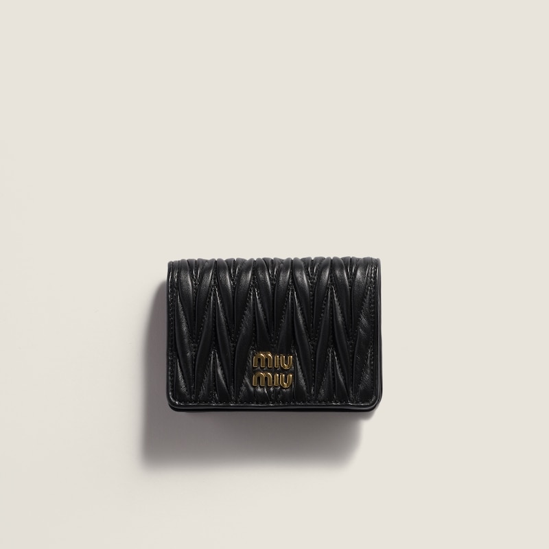 Small Matelasse Nappa Leather Wallet