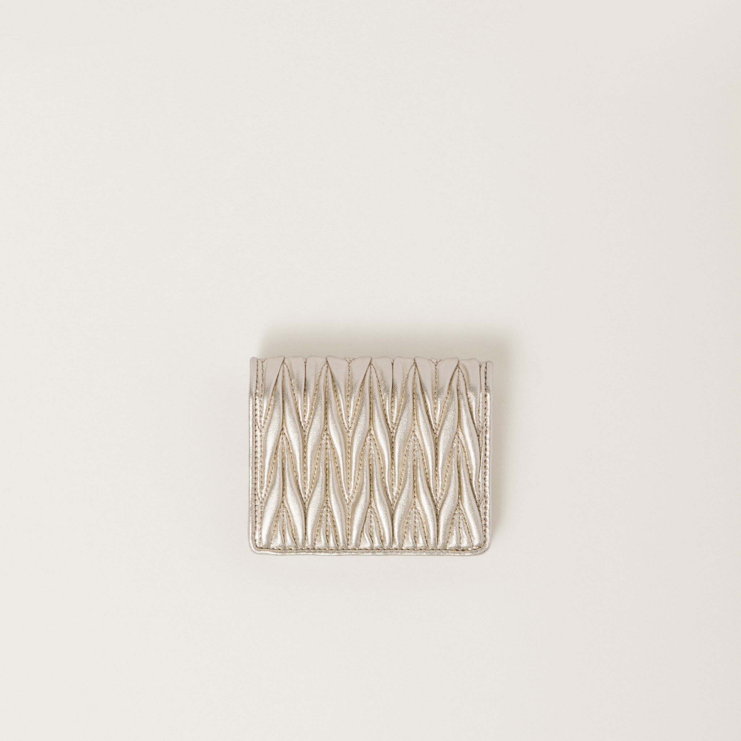 Miu miu clearance matelasse wallet
