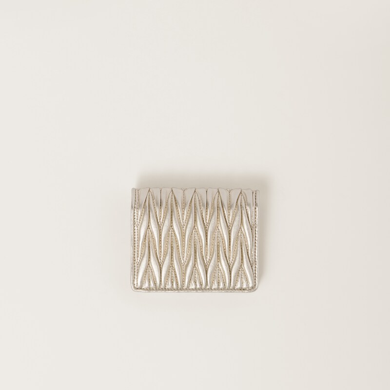 Matelassé 软羊革小号钱夹